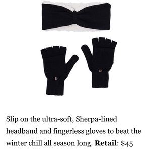 Bearpaw Headband and Gloves Set